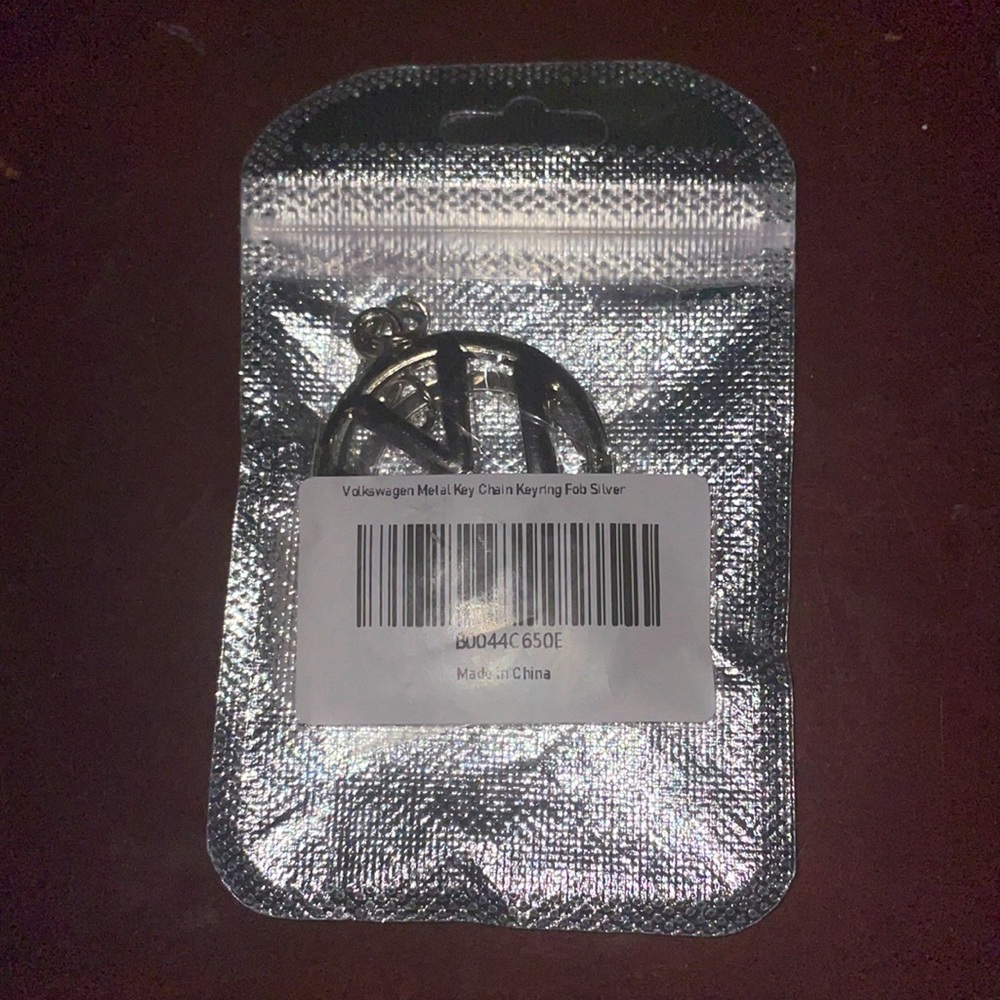 Volkswagen Metal Key Chain Silver